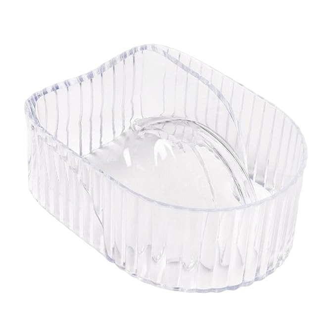 Generic Hand Soaking Bowl Soak Off Finger Bowl, Soak Off Gel Polish Remover Bowl Nail Soak Off Bowl Nail Art Tool, Powder Remover Tools, for Home, Transparent