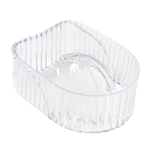 Generic Hand Soaking Bowl Soak Off Finger Bowl, Soak Off Gel Polish Remover Bowl Nail Soak Off Bowl Nail Art Tool, Powder Remover Tools, for Home, Transparent