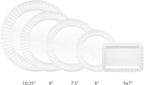 Party Essentials Deluxe Quality Hard Plastic 7.5-Inch Round Party/Salad Plates - Image 3