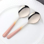 Bouillon Spoons Set of 12, 5.9 Inch Stainless Steel Soup Spoon, Metal Round - Image 5