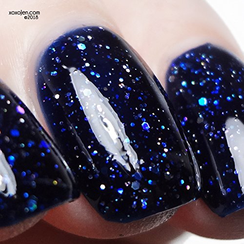 KBShimmer Carpe Denim Jelly Nail Polish - 0.5 oz Full Sized Bottle
