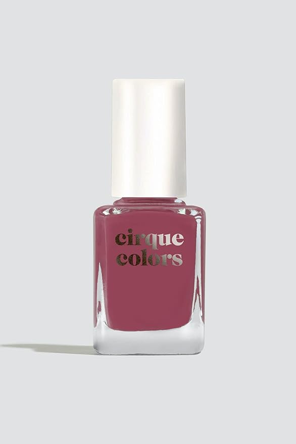 Cirque Colors Marsala Jelly - Red Jelly Nail Polish - 0.37 Fl Oz (11 mL) - Vegan & Cruelty-Free