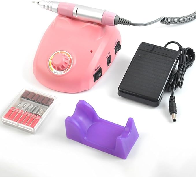 MERRYHAPY Nail Drill Holder Stand Electric Nail Polisher Handle Rack Manicure Tool Organizer for Home and Salon Random Color