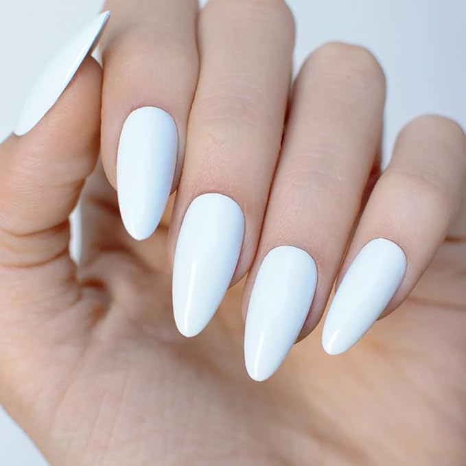 PINK MASK Gel Color Nail Polish Super White 15ml / o.5 oz - UV/LED Gel Polish, Non Wipe, Long Lasting, Soak Off Formula