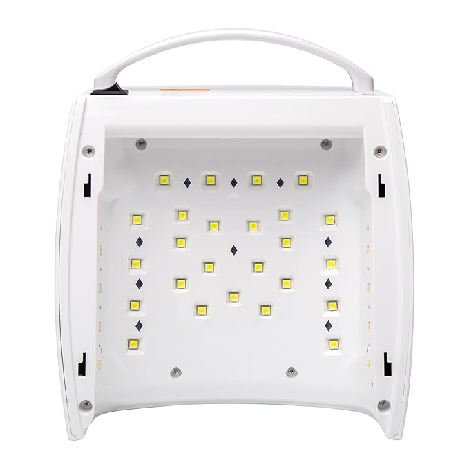 48W Rechargeable UV LED Nail Lamp,Cordless Professional Gel Nail Art Lights Manicure Tools for Home and Salon (White)