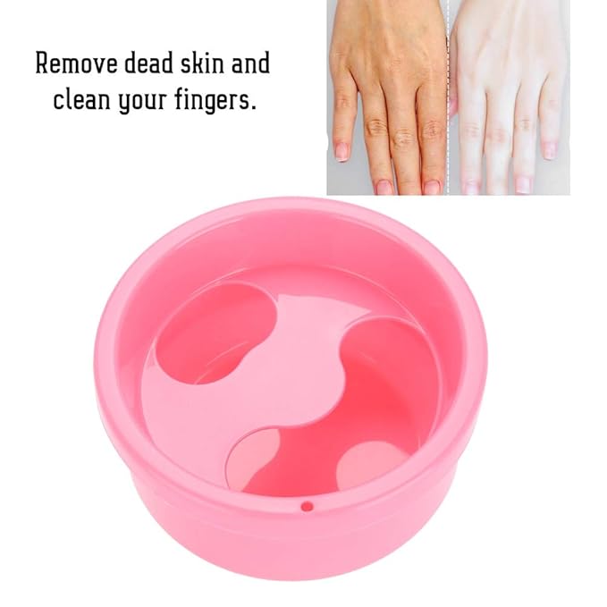 HURRISE Nail Art Soak Bowl, Nail Soaking Bowl, Polish Treatment Hand Soak Bowl Nail Polish Tray Nail Care Tool, Nail Nutrition For Nail Polish Treatments
