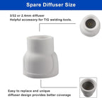 #12 Ceramic White TIG Welding Cup - Image 4