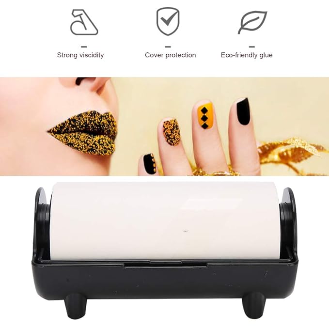 Nail Stamper Oil Absorbing Sheet Paper Nail Art Stamper Pattern Removal Tool Nail Stamping Kits DIY Manicure Tool Black