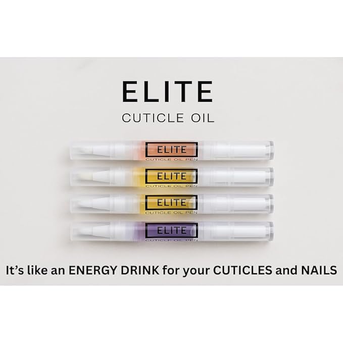 Elite Cuticle Oil Pen (Lily) – Gentle Hydration for Nails & Cuticles with Jojoba Oil & Vitamin E – Floral Nail Care Oil (3ML)