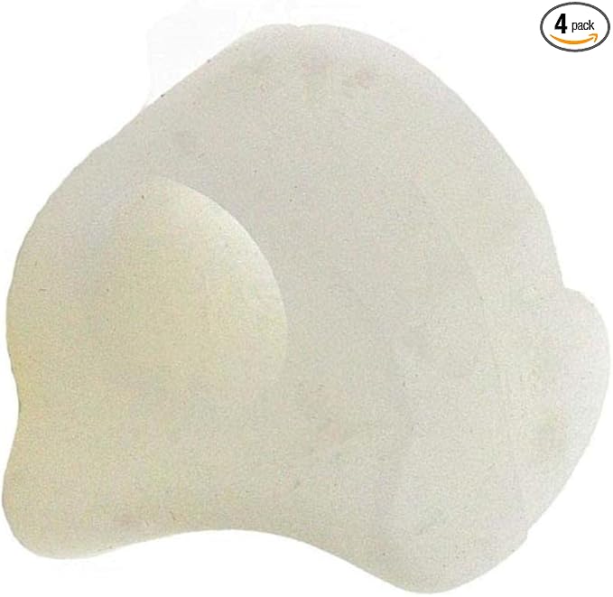 Dr. Jill's Foot Pads, Y12555, Latex Free Spreader with Loop/1 Toe Crest Pad-Medium-4 Pack