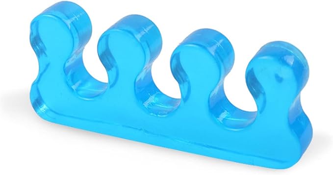 Toe Separators for Nail Polish, Toe Spacers Gel Toe Separator Toe Dividers Pedicure for Toenail Finger Tools 4 Colors IRCHLYN (4 Pairs)