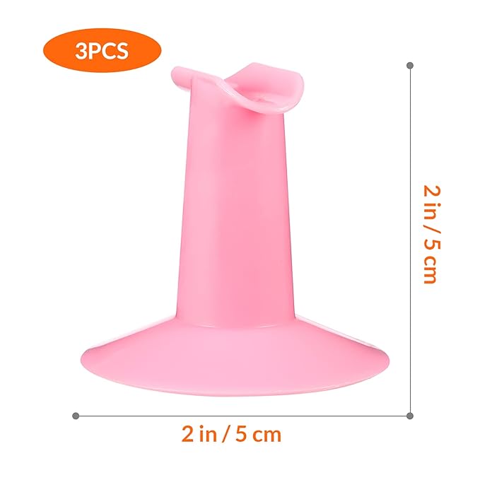 ARTIBETTER 3pcs Plastic Nail Art Finger Rest Stand Toe Separators for Painting Salon Diy Finger