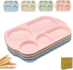 PUPOPIK 12 Inch Divided Plates4 PCS by PUPOPIK