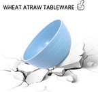 Wheat Straw Dinnerware, Wheat Straw Plates and Bowls Sets Dishwasher Safe - Image 6
