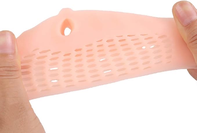 1Pair Toe Separators Ball of Foot Cushion, Metatarsal Pads for Women, Silicone Forefoot Cushions Great for Mortons Neuroma, Blisters, Forefoot Pain, Diabetic Feet, Non-Slip Wear-Resisting