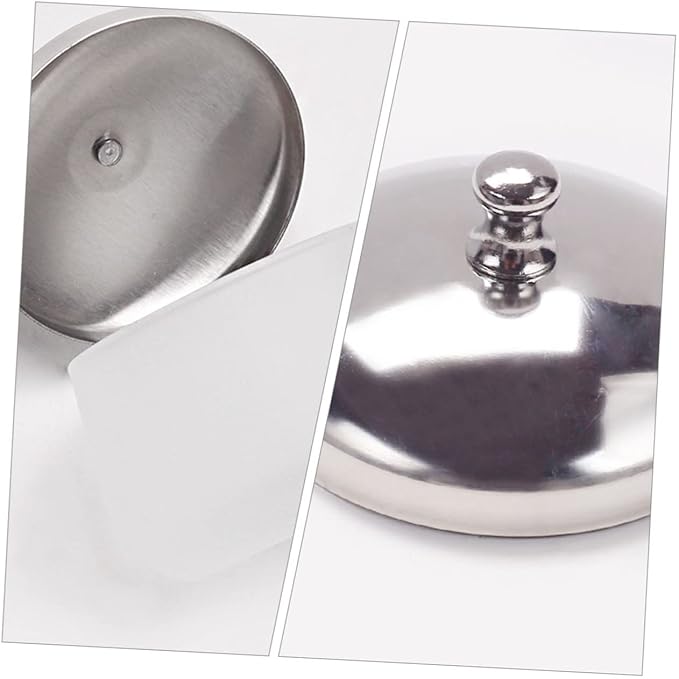 Frosted Glass Nail Art Bowl with Lid Durable Manicure Cup for Nail Care Professional Dappen Dish for Soaking Cleaning