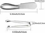Spreader Knife Set, 6-Piece Cheese and Butter Spreader Knives | Mini Serving - Image 2