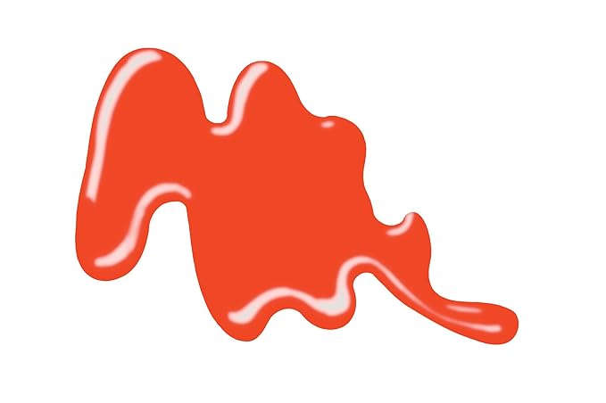 wet n wild Wild Shine Nail Polish, Orange-Red Nuclear War, Nail Color