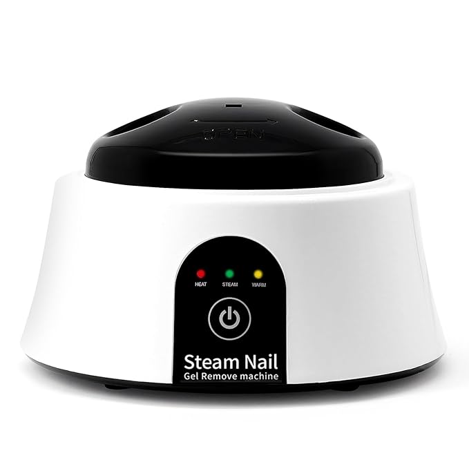 Electric Nail Soaking Bowl, Soak off Bowl for Gel Nail Polish, Acrylic Nails, Dip Powder Removal, Black