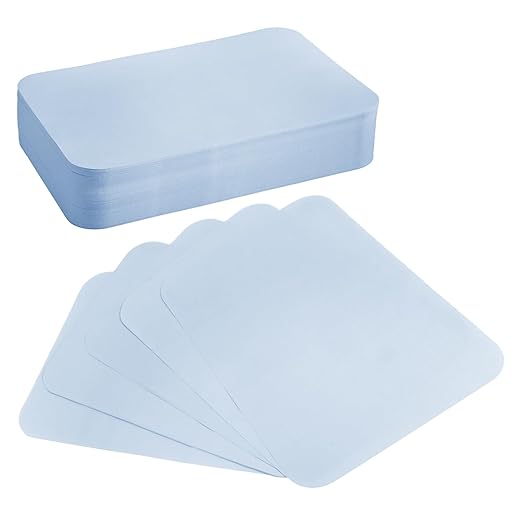 Disposable Tray Liners, Sanitary Covers for Size B Dental, Surgical, Medical Tray, Tattoo Table Station, Aesthetician Supplies, Single Use Paper Sheets 8.5" x 12.25", 1000 Pack (Blue)