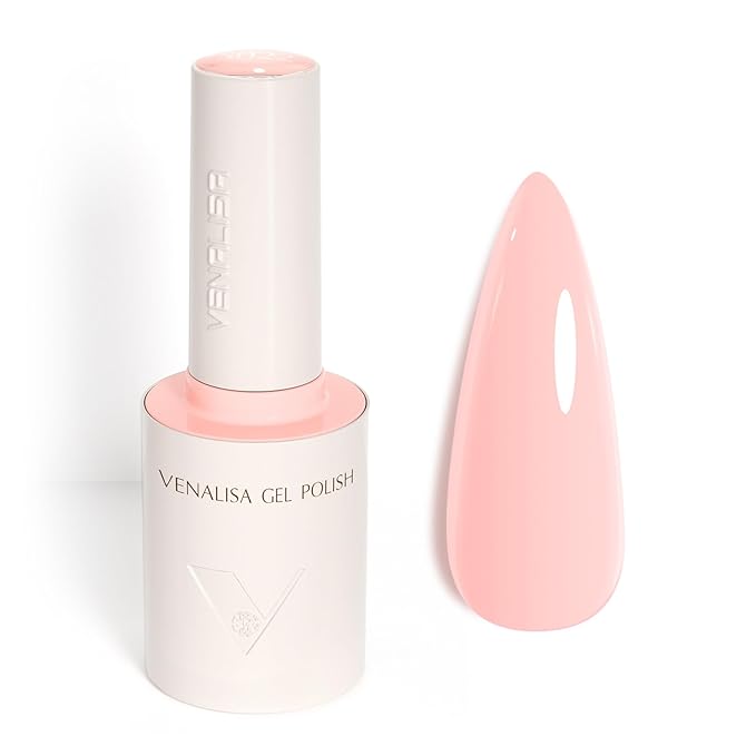 VENALISA Nude Pink Gel Nail Polish 1 Pcs 10ML Soak Off UV Gel Salon Manicure DIY at Home Nail Art For Girls Women