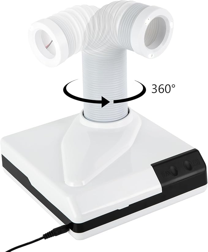 Countertop Vacuum Cleaner Dust Collector, Nail Art Manicure Dentist's Dust Clean Tool, Dust Collector Fan Vacuum Cleaner