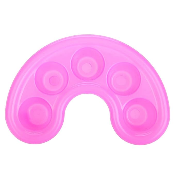 Nail Gel Removal Bowl, 5 Pcs Multi-Hole Soak Off Finger Bowl Dishes, Nail Art Kit for Acrylic Gel Removal, Manicure Spa Tool for Salon & Household Use