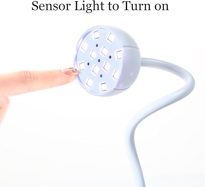 36W Mini UV Light for Nails with Smart Sensor Charging Cordless Rechargeable 360° Adjustable Nail Dryer for Salon & Home Use Portable Nail Polish Flash Curing Tool
