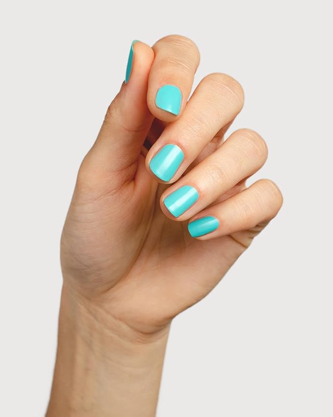 Sienna Byron Bay Breeze, Turquoise Aqua Vegan Nail Polish, Long-Lasting, Vegan & Cruelty-Free, 10ml – .34 fl oz.