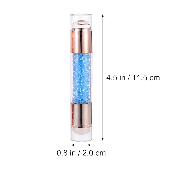 2pcs Nail Art Stampers, Dual-Headed Silicone Nail Stamping Tools, for DIY Manicure, Salon and Home Use, Easy to Clean, Reusable, Create Unique Nail Designs