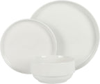 Gibson Home Rothernberg 18-Piece Stackable Porcelain Dinnerware Set, Service - Image 6