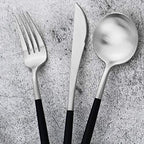 20-Piece 18/10 Stainless Steel Flatware Silverware, Luxury Dinnerware Set - Image 8