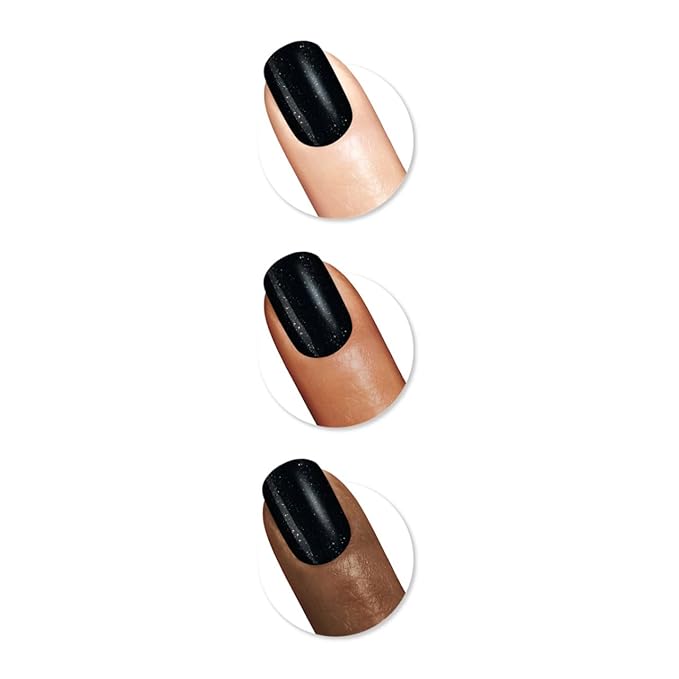Sally Hansen Insta-Dri Pride Nail Polish | Quick Dry, Long Lasting, Streak-Free Shine | Opaque, Shimmery | 768 It's Giving | Black Nail Color