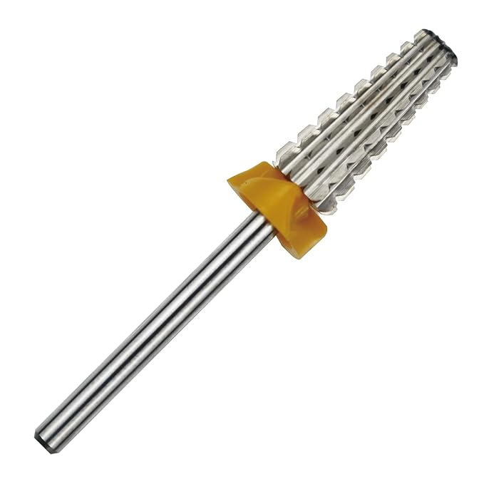 C & I 5 in 1 Nail Drill Bit, Slim Edition, Professional Manicure Drills for Electric Nail Drill Machine (Double Coarse -XXC)