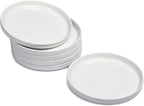 Ceramic Appetizer Plates Set of 6, Small Dessert Plates 7 inch, Porcelain by WishDeco