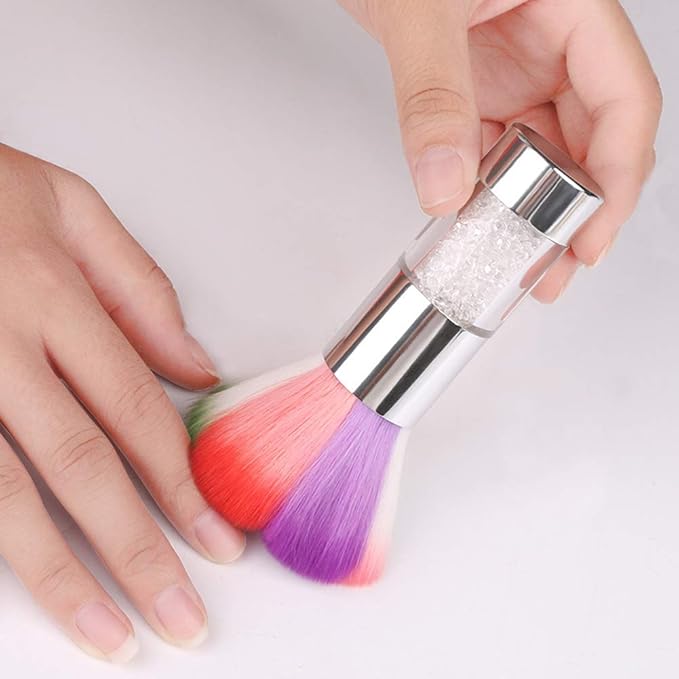 Nail Brushes Dust Cleaning for Acrylic UV Nails Art Powder Remover Manicure Pedicure Scrubbing Cleaner Tool Kits