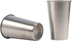 Stainless Steel Camping Mug Set, Lightweight Handleless Travel Coffee Cup - Image 4