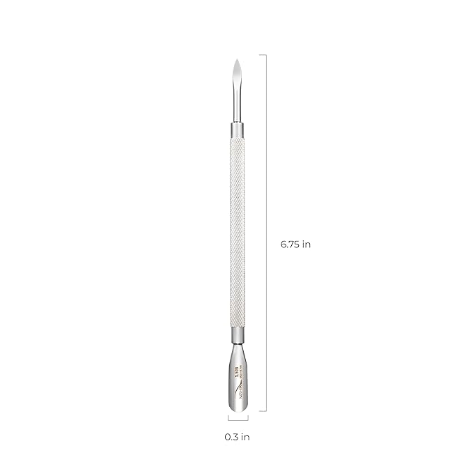 NGHIA Pusher - S-506 (Stainless Steel) | Double–Ended Nail Cleaner and Spoon Pusher | Premium Quality for Nail Care | Ergonomic Design | Suitable for Professional & Home Use