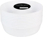 Edge Collection White Plastic Party Bowls Premium heavyweight Elegant - Image 5