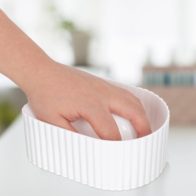 Acrylic Nail Soaking Bowl for Manicure Ergonomic Hand Rest Design for Nail Art Polish Remover and Treatment Ideal for Home and Salon Use 5.51 X 4.33 X 2.36 Inches