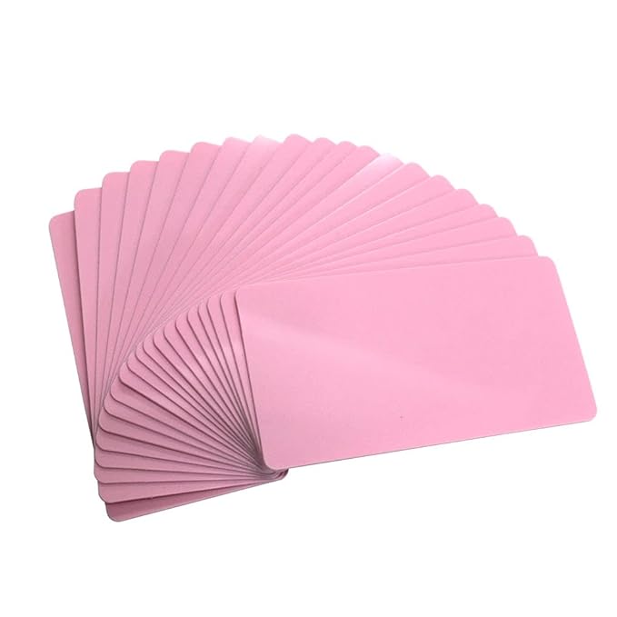 VNC 20Pcs 12X6cm Nail Art Soft Stamping Protective shell Plastic Holder Stamper Rectangel Stamp Holder