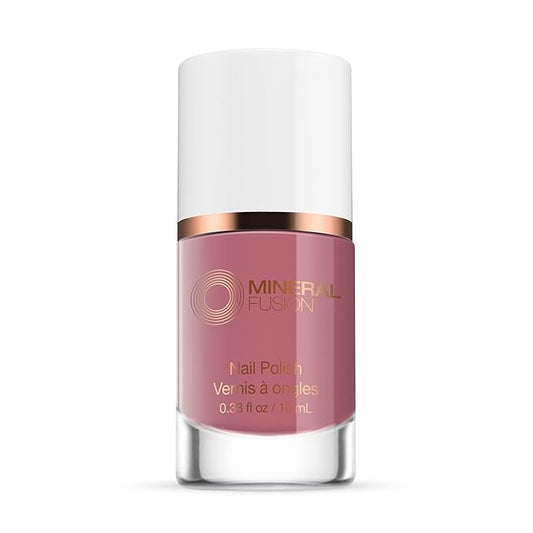 Mineral Fusion Nail Polish, Mauve Rose Pink, Flirtini Flirtini 0.33 Fl Oz (Pack of 1)