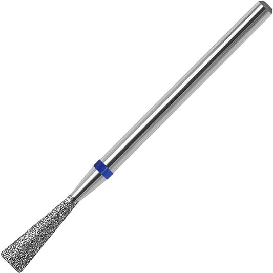 Cuticle Nail Drill Bit, 3/32'' Professional Safety Diamond Under Nail Cleaner for Cuticle Dead Skin Nail Prepare, Beginners Bits, Experienced Tech, Inverted Tapered (Medium)