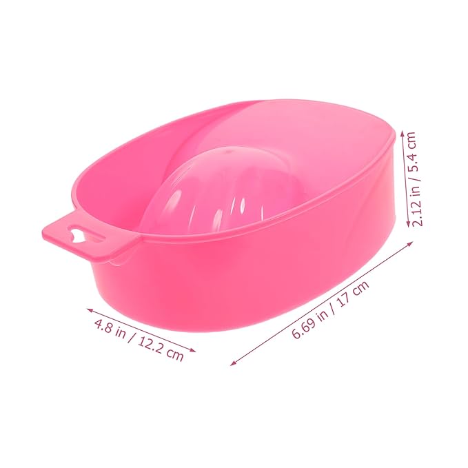 Nail Art Bowl Set 4pcs Practical Nail Care Bowl Soaking Tray for Home Salon