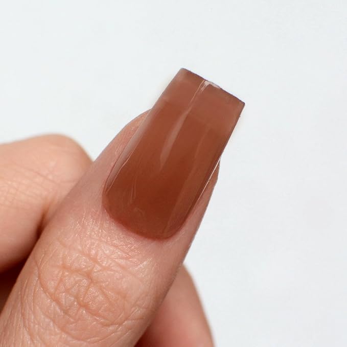 PINKMASK Easy Gel 2oz 60g- Deep Nude, Professional Builder Enhancement Gel-Quick Nail Extension for Beginner DIY, Nail Strengthener-Long Lasting-Salon Quality-Thickening Solution