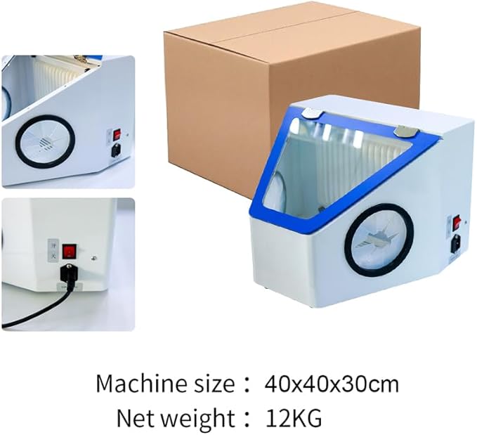 Dust Collector Extractor with Shadowless Lamp for Sandblasting and Grinding Vacuum Cleaner JG-220