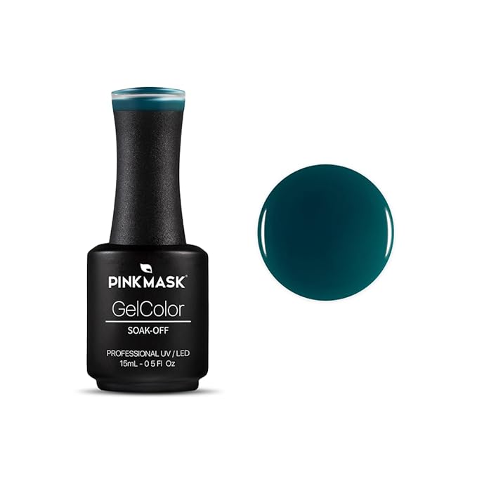 PINK MASK Gel Color Nail Polish Ashley - Col. She Is So Jelly 15ml / o.5 oz - UV/LED Gel Polish, Non Wipe, Long Lasting, Soak Off Formula