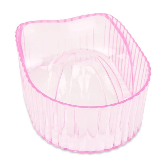 Nail Soak Bowl, Manicure Bowl for Nail Art Polish Removal, Wash Soaker Tray with Integrated Design, Ergonomic Design for Manicurists, Suitable for Nail Shops