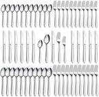 Pleafind 60-Pcs Silverware Set Service by Pleafind