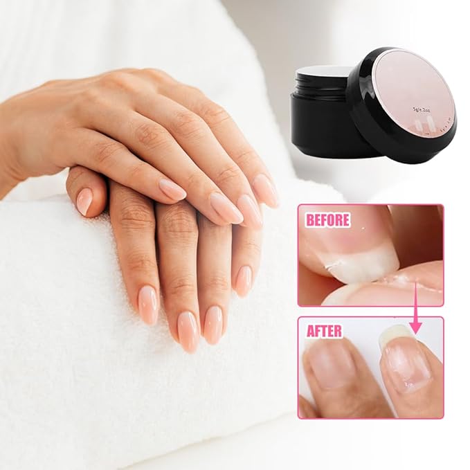 Nail Repair Protection Gel, 2025 Upgraded Nail Repair Gel for Damaged Nails, Instant Cracked Nail Repair Kit for Split Natural Nails, Easy Quick Fix Strengthening Treatment Cuticle Care (2 Pcs)
